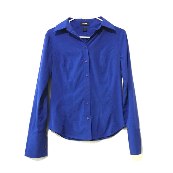 Express Tops - 💚3/$25 Express Stretch Fit Button Down Size 4
